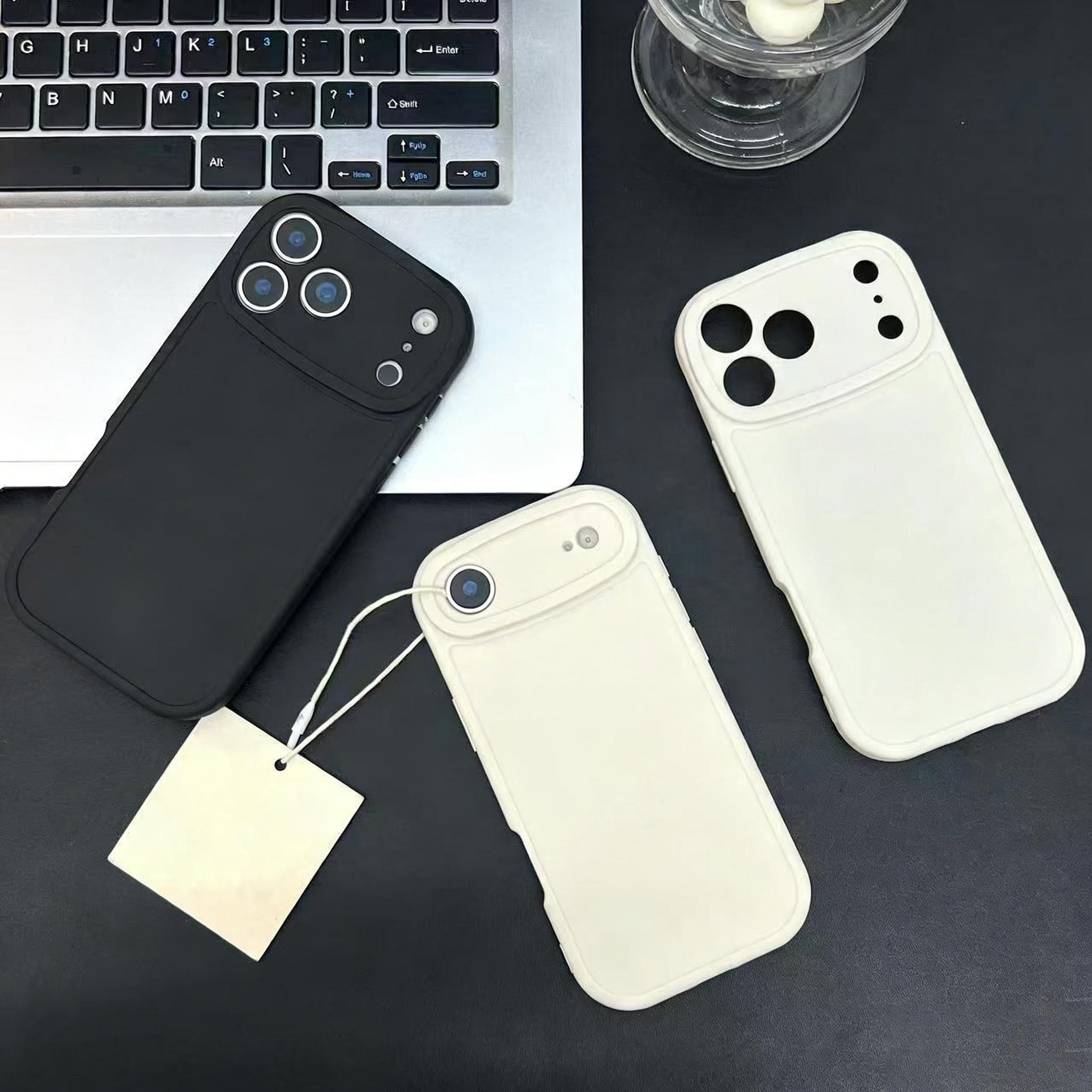 【Perfect Gift for Her/Him】Buy 1 Get 1 Free Solid Matte Silicone Phone Case, Anti-Yellowing Slim Shockproof Cover, Anti-Slip Soft Protective Case for iPhone X/XR/XS/11-17 Pro Max