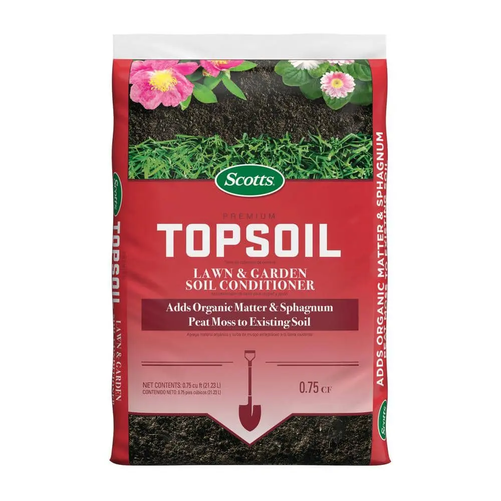 Premium Topsoil 0.75 cu. ft., Lawn and Garden Top Soil, Soil Conditioner with Peat Moss ( 2 pack )