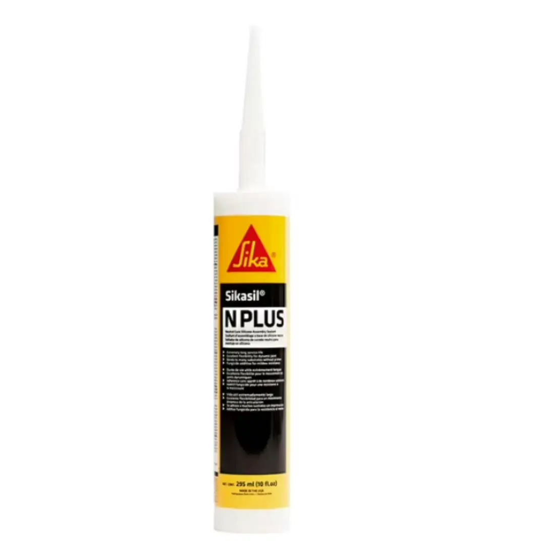 Sikasill N Plus Silicone Sealant 10 oz – High-Performance Construction Sealant for Expansion & Control Joints, Doors, Windows, Curtain Walls – UV & Ozone Resistant, Non-Staining, ±50% Joint Movement – Made in USA | CREAM