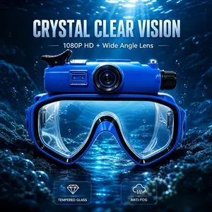 Portable Snorkeling Goggles, Detachable Sports Camera, Ideal for Diving and Snorkeling, Lightweight and Easy to Carry, Perfect for Water Activities