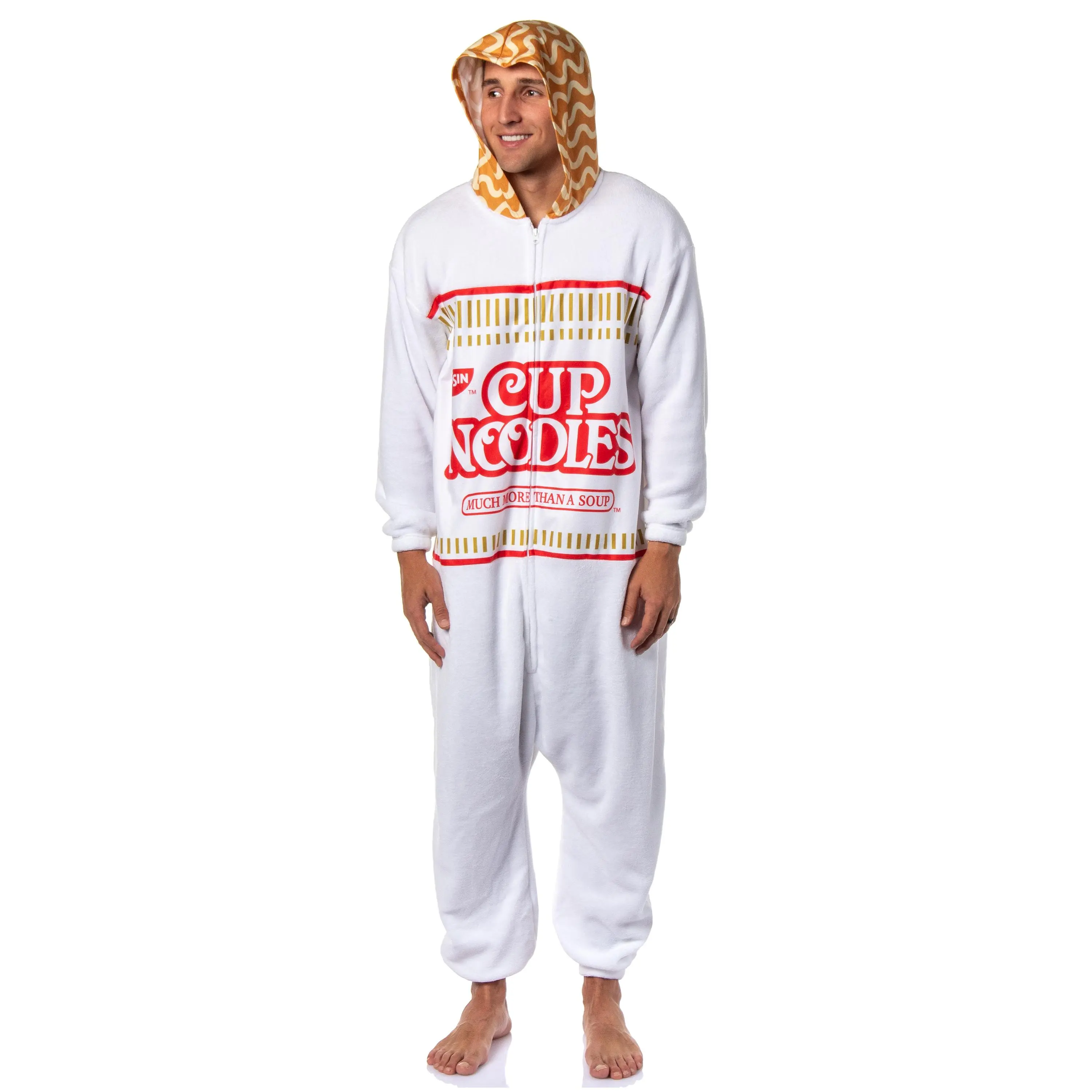 Nissin Top Ramen Cup Noodles Costume Pajama One Piece Kigurumi Union Suit