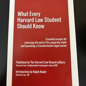 What Every Harvard Law Student Should Know: Book