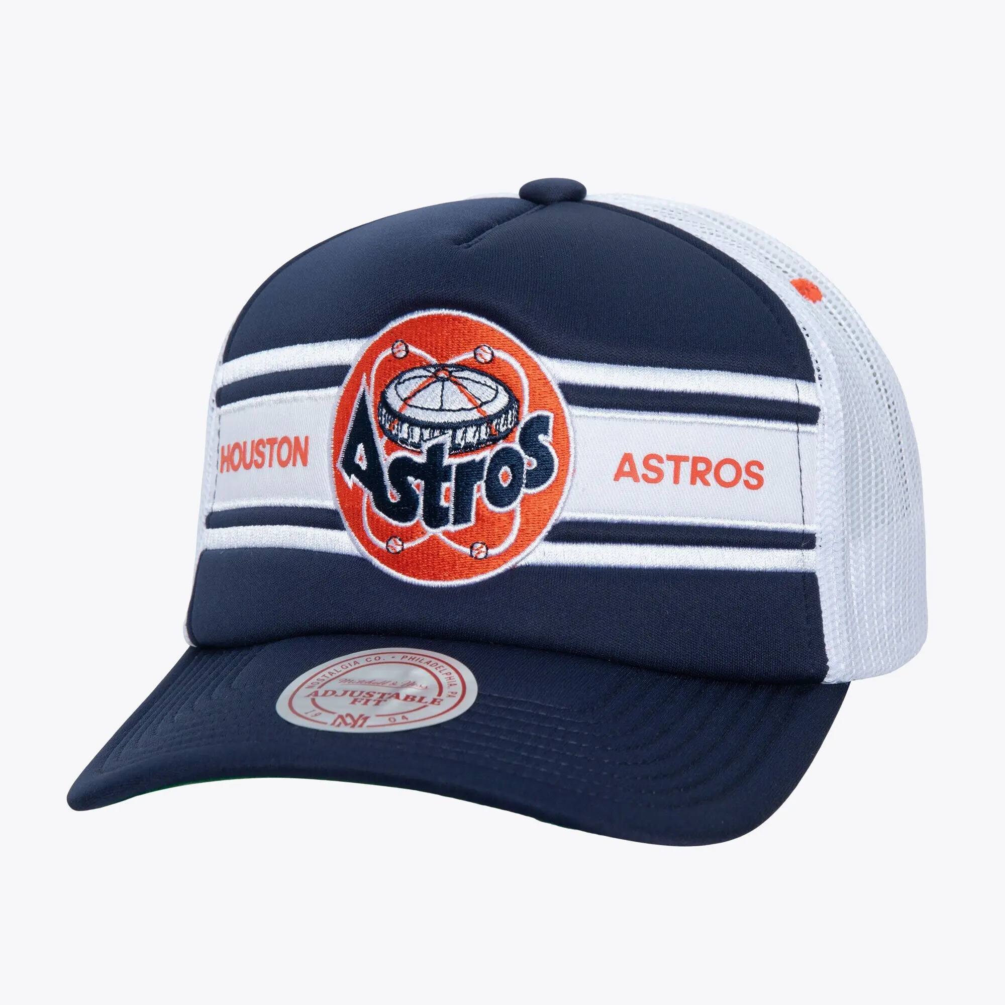 Mens Mitchell & Ness MLB SIDELINE TRUCKER COOP ASTROS