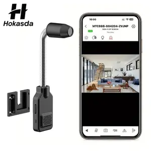 Mini WiFi Security Camera, 1 Count USB Powered 1080P HD Camera with Infrared Night-Vision, Compact Pet & Nanny Monitoring Camera with Motion-Detection, Home Monitoring Camera