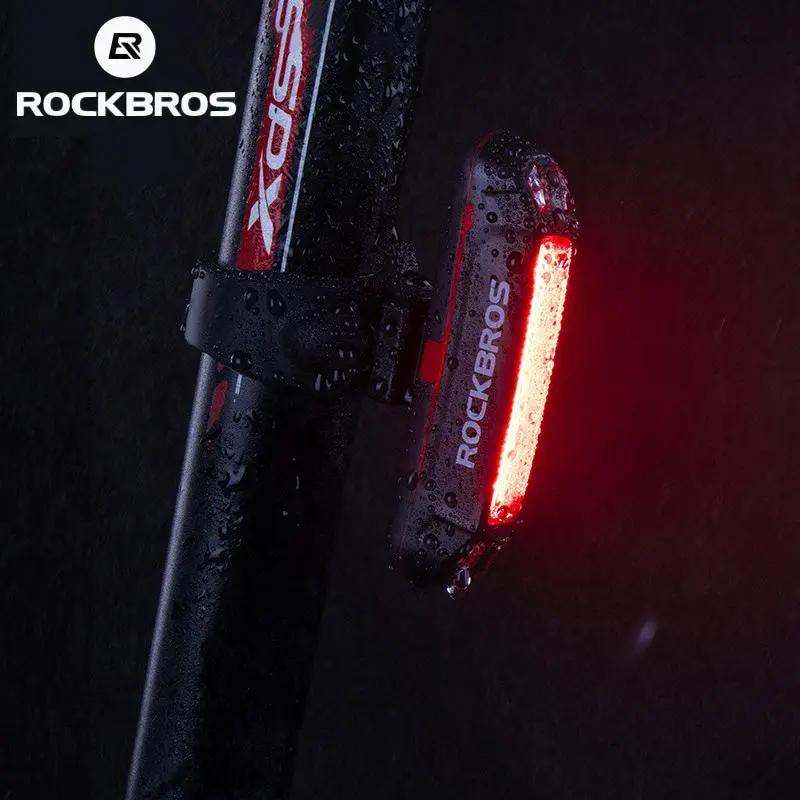 ROCKBROS Bicycle Rear Light Waterproof Saddle Tail light A54BK/WR01 ROCKBROS Bicycle Rear Light Waterproof Saddle Tail light A54BK/WR01