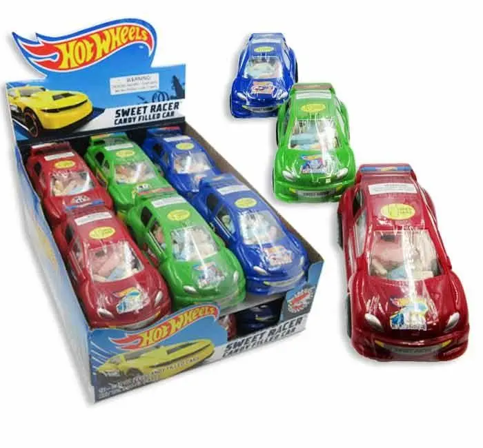 Hot Wheels Sweet Racer Race Car Candy Toys 0.42 Oz 12 ct