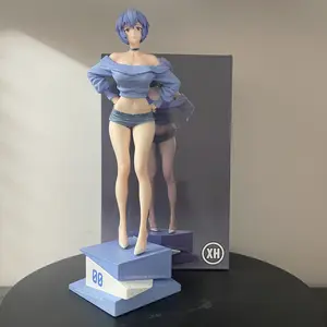 XH Anime Figure - Ling Bo Li Summer Girlfriend GK Statue Cute & Premium Collectible Perfect for Display+ Free Gift Figurine Set
