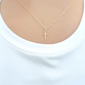 10k Cross Necklace for Women - Perfect for Any Occasion