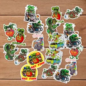 Stickers Pack 20 Pcs Tales Luggage Bike of Laptop The Bumper Water Rat Waterproof Guitar Fink Colorful Skateboard Bottle Vinyl Aesthetic Car