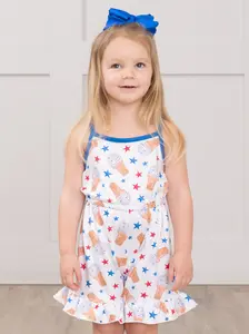 Starry Ice Cream Freedom Ruffle Jumpsuit