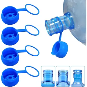 3 & 5 Gallon Water Jug Cap ,  Grade  Replacement Gallon Caps for 55mm Standard/Screw/Crown Tops Water Bottle and Water Dispensers, Non-Spill Lids for Anti-Splash, Leak Free (3PCS)