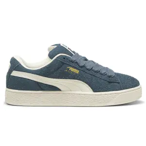 PUMA Mens Suede Xl Hairy Lace Up Sneakers Shoes Casual - Blue
