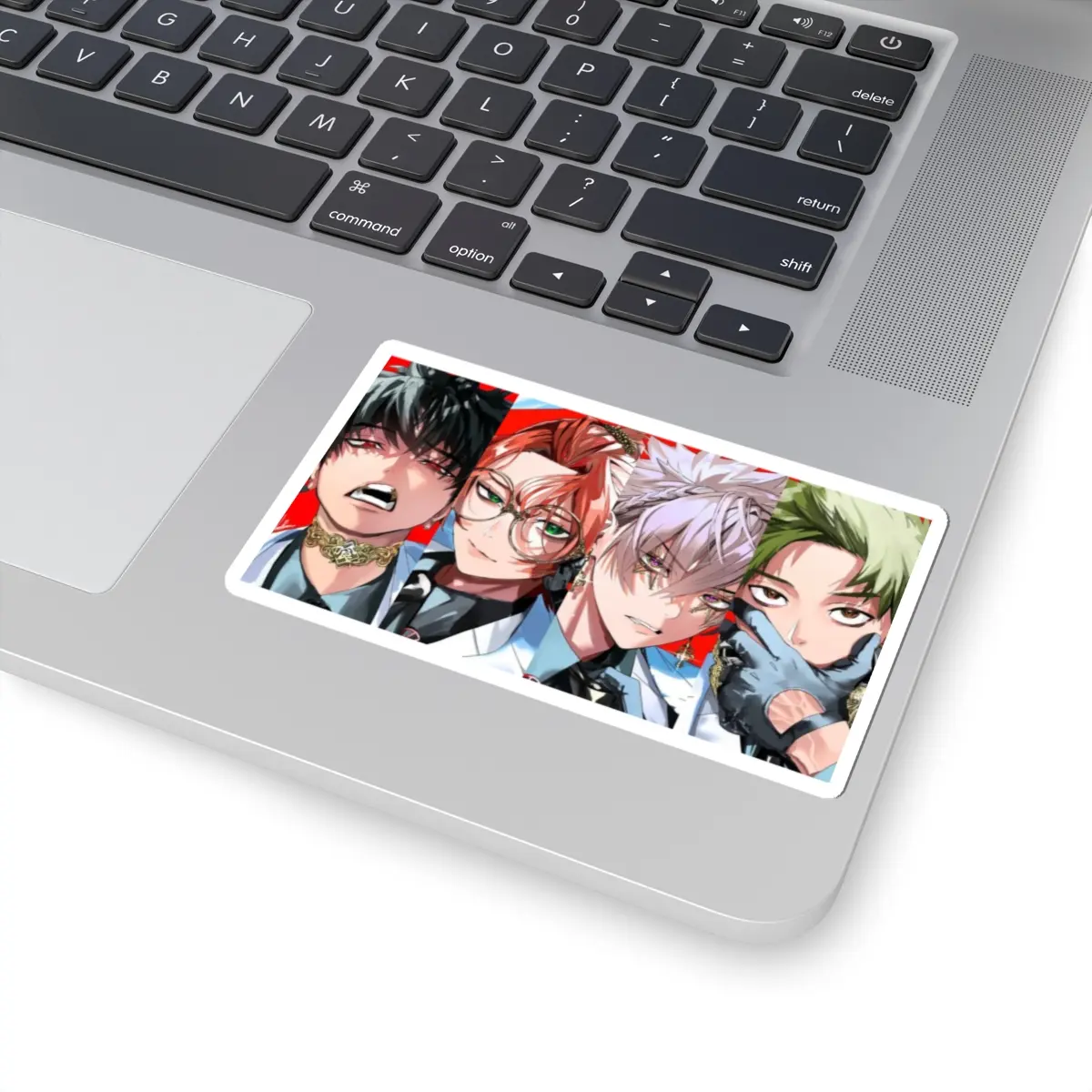 Phantom Busters Characters Kaoru Mogari Tamon Eugene Anime Sticker Manga Gift Otaku Weeb Gift Sticker Laptop Waterbottle Motivational Critters