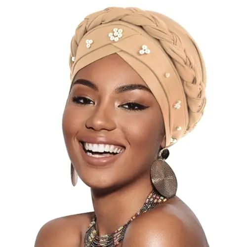 1 Pack Twisted Braid: Gold Bead Khaki