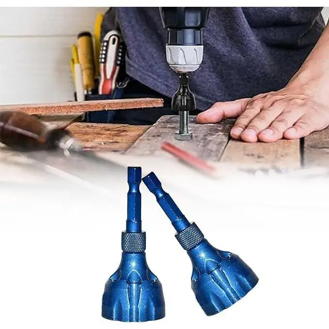 Thread Trimming and Angle Bolt Repair Tool,Deburring Exteral Chamfer for Screw, Angle DrillBit, Drill Bit for Angle Drill, Screwdriver Bit, PowerTool