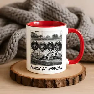 Dog Mom Funny Dachshund Coffee Mug, Cute Weenie Dog Cup, Puppy Lover Gift, Funny Sausage Dog Mug, Dog Mom Gift Idea, Dachshund Lover Mug