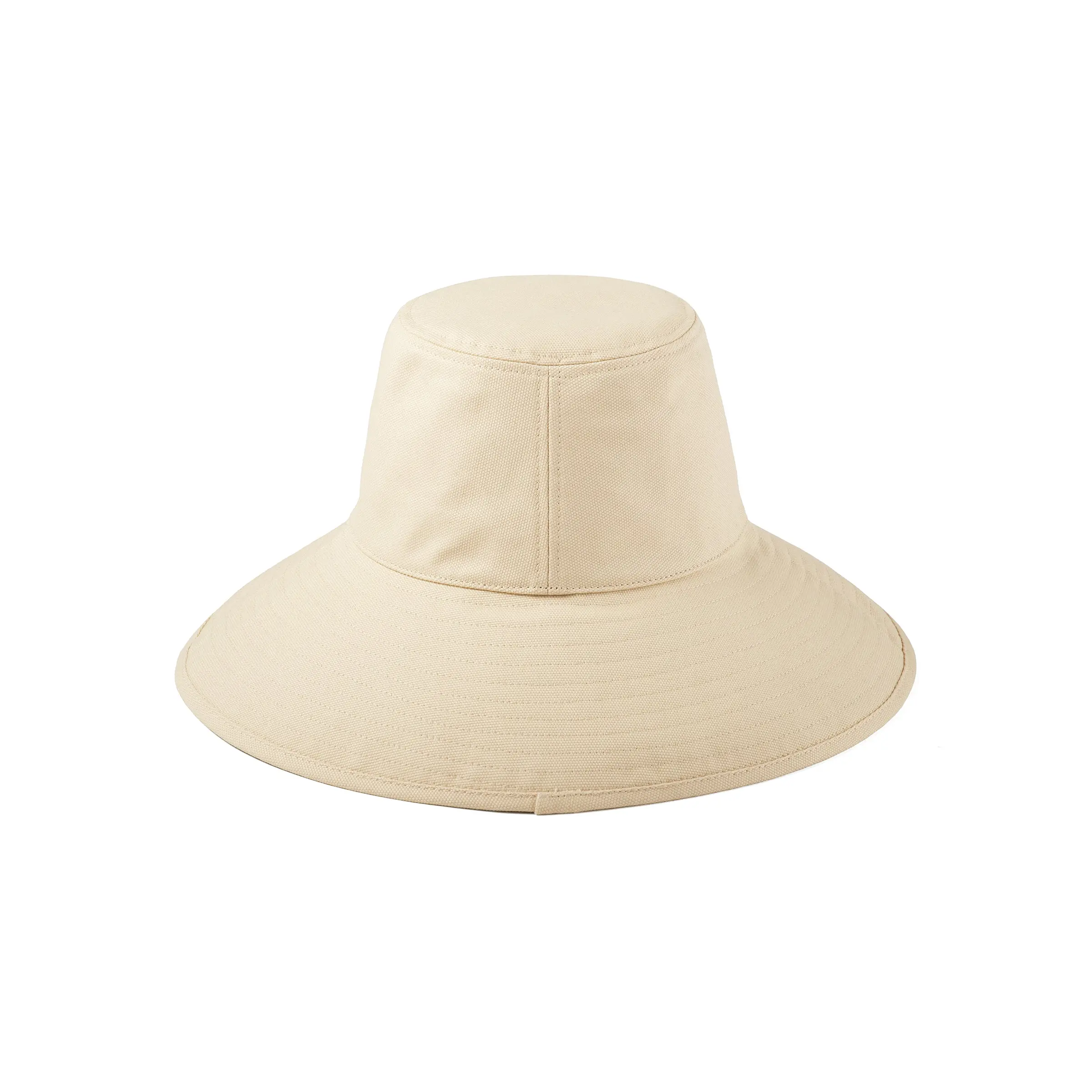 Lack of Color Holiday Bucket – Wide Brim Cotton Beige Canvas 