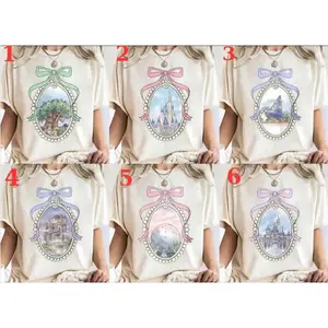 Coquette Bows Walt Shirts, Epcoot Shirt, Animal #Kinggdom Shirt, Princess Castle Tee, Matching T-Shirt