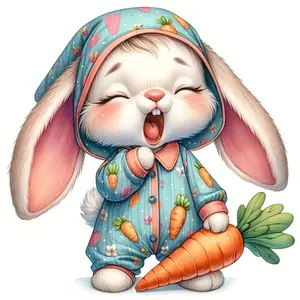 Rabbit Pattern DIY Diamond Art Painting Without Frame, DIY 5D Diamond Arts Painting Kit, Wall Art Decor For Home Living Room Bedroom