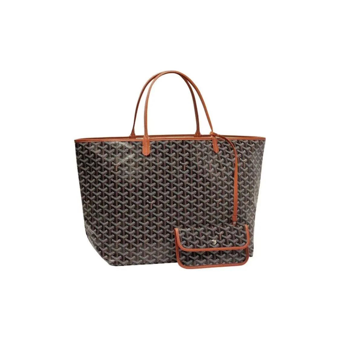 Pre-owned Goyard Saint Louis GM Tote Bag in Goyardine And Chevroches