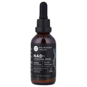 Neurogan Health NAD+ Liposomal Drops, Wild Berry, 300 mg, 2 oz (60 ml)