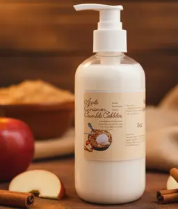 Apple Cinnamon Crumble Cobbler 8 oz Pump Bottle – Dessert-Inspired Vegan Lotion