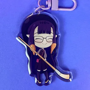Ninomae Ina'nis Hololive EN Myth Acrylic Keychains, Ninomae Ina'nis Keychain, Anime Keychains, Anime Lovers Gift Keychain, Kawaii Keyring Accessories