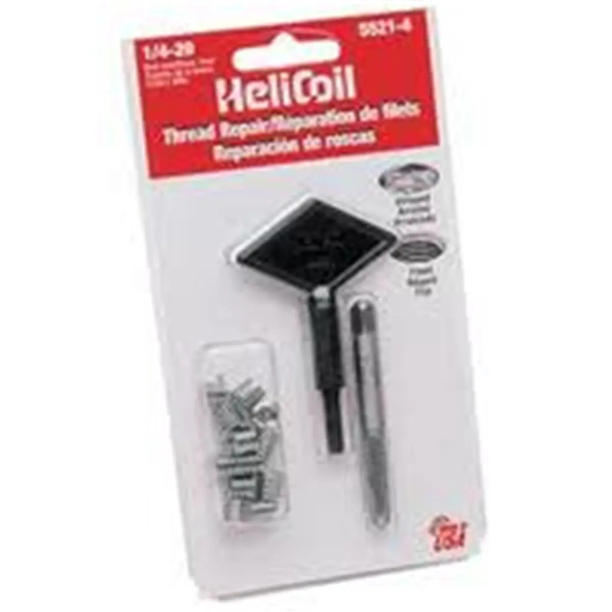 212 MAIN HELICOIL 55214 Universal Type Thread Repair Kit - 0.25-20 in., Inserts, Metric Coarse, Installation Tool for Automotive & Motorcycle Car Repair