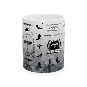 Fourth Wing Dragon Rider Mug, Xaden Riorson Bookish Gift, Violet Sorrengail Fantasy Romance Cup, Empyrean Series Romantasy Merch