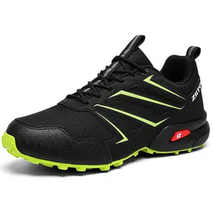 Men's Outdoor Trail Running Shoes - Tire-Sole Anti-Slip & Waterproof, Comfortable and Non-Fatiguing, Suitable for Hiking, Trekking, Camping and Other Outdoor Activities