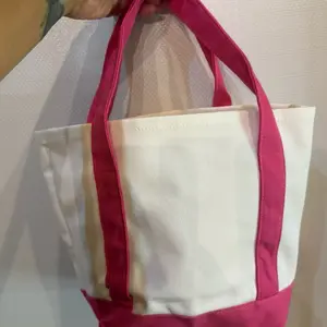 Pink & White Mini Tote Bag