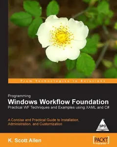 USED-PROGRAMMING WINDOWS WORKFLOW FOUNDATION PRACTICAL WF TECHNIQUES & EXAMPLES USING XAML & C# by K. Scott Allen (Paperback)