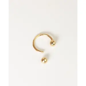 14k Horseshoe Barbell Earring