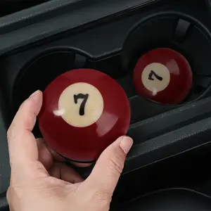 7 Billiard Ball Car Coasters, Anti-Slip Drink Coasters Inserts, Vehicle Interior Decor Protection Accessories, Perfect Gift
