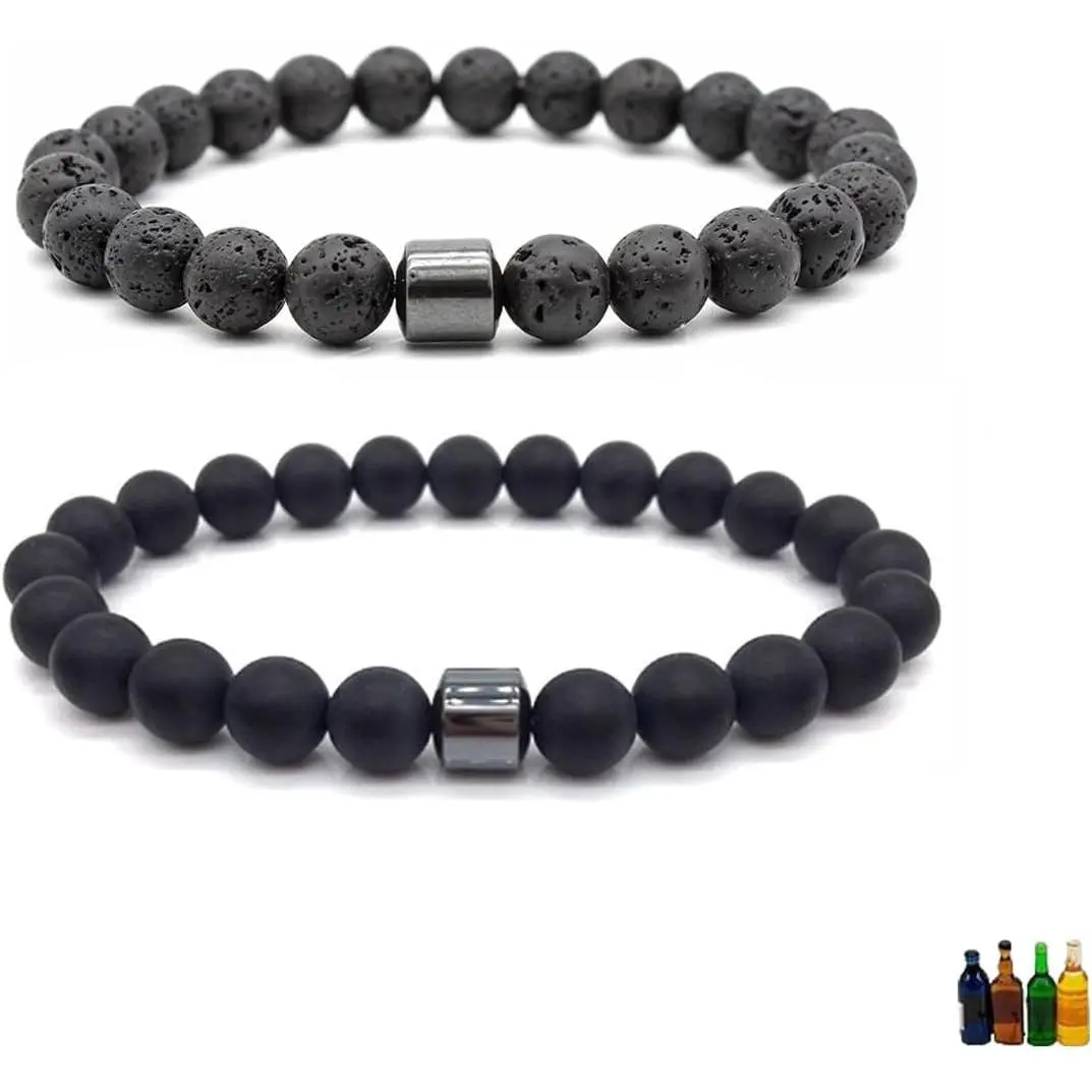 Anti Alcohol Bracelet for Men Women Quit Alcohol Bracelet Set Stop Drinking Alcoholc Craving Bracelets Anxiety Bracelets Jewelry