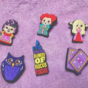 Witchy Hocus Pocus Shoe Charms - Pack of 6 - Footwear, Comfort