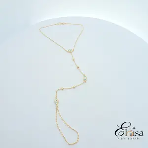 14Kt Delicate Eye Clon Bracelet