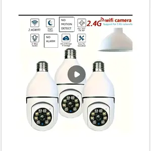 Bulb Cam Security Camera Recording  Monitor 2024