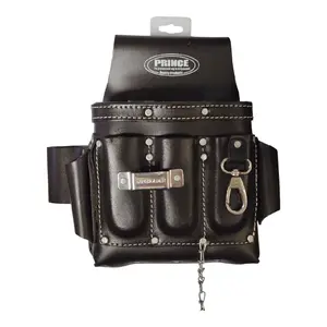 Leather Electrical Tool Pouch Heavy Duty
