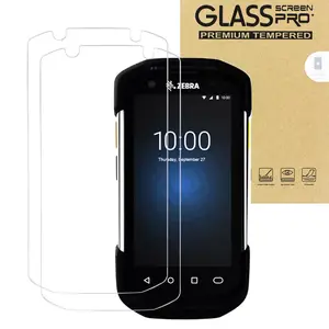 Entronix Clear Screen Protector Compatible with Zebra Scanner TC77 - 2-Piece Combo