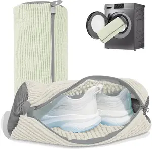 Shoe Washing Machine Bag: Laundry Shoe Bag for Washer and Dryer - 2Pc Reusable Shoe Cleaning Bag for Sneaker Tennis Shoes Unstain Cleaner Kit(2 Pcs) NMQHPA LLC
