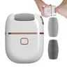 Rechargeable Electric Foot File - Portable Travel-Size Nail Care Device with 3*Replacement Scrub Heads, 2 Speeds Adjustable, Advanced Safety Guards, Exfoliating Callus Remover for Adults' Daily Home Care