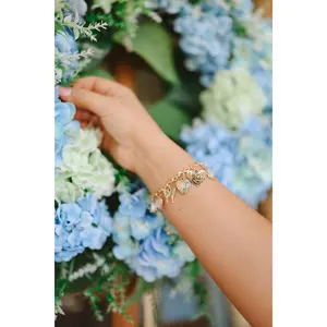 Melora Heart Charm Bracelet - Gold