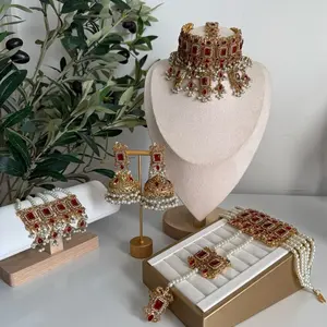 Royal maroon full bridal set