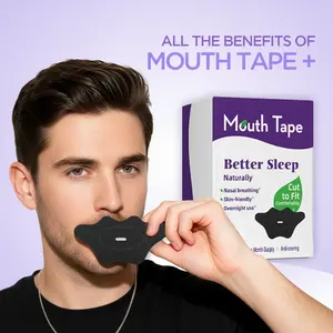 Mouth Tape for Better Sleep with Airflow Opening and Gentle Lip Masks, Skin-Friendly, 30 PCS