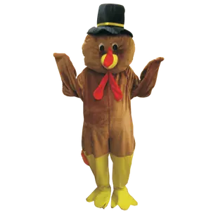 Turkey Costume For Adults - Funny Thanksgiving Mascot Costume with Head Mask - Perfect For Halloween, Fantasy Theme Party  & Cosplay -  Menswear