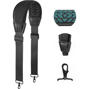 3D Air Cushion Ultra Comfortable Bag Strap, 67" Thicken Shoulder Strap with Double Adjustable Buckles and Metal Hooks, Ideal for Laptop Messenger Bag/Crossbody Bag(Reduced Stress)