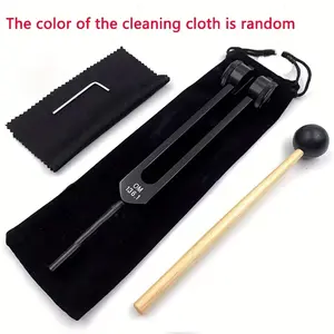 136.1Hz Weighted Tuning Fork – Heart Chakra Sound Healing Tool with Mallet, Activator & Pouch