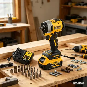 DEWALT DCF850 20V Cordless Impact Wrench | High Torque Power Tool | Rechargeable Lithium Battery | Heavy-Duty Electric Wrench for Auto & Construction professional grade