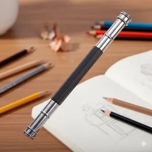 3 pcs Art Student Dual-Head Adjustable Pencil Extender, Non-Slip Grip Design, Multi-Gauge Compatible, Portable Drawing Tool Set